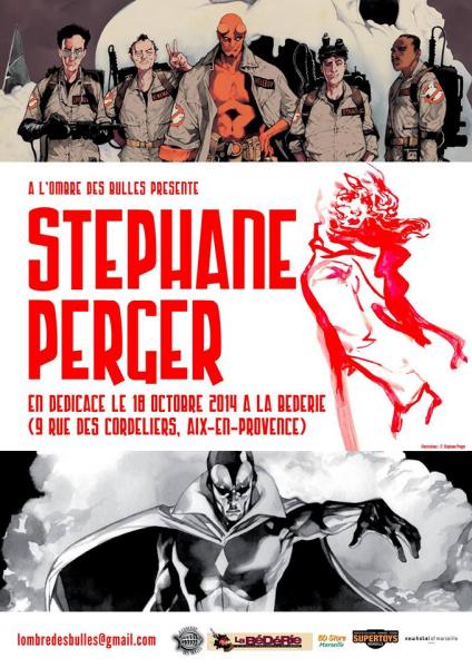 Affiche dédicace Stéphane PERGER